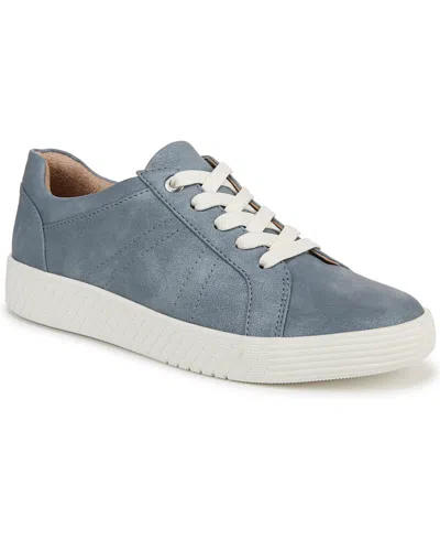 Soul Naturalizer Neela Sneakers In Mid Blue Faux Leather