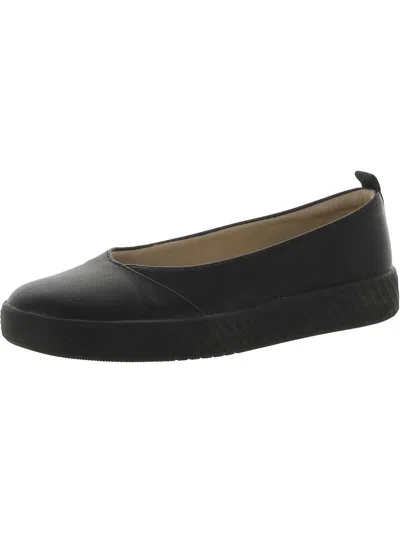 Soul Naturalizer Neela Womens Faux Leather Slip On Espadrilles In Black