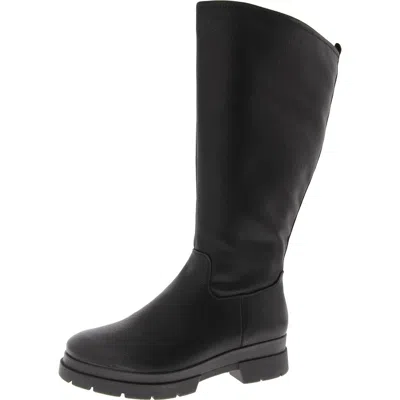 Soul Naturalizer Orchid Womens Faux Leather Padded Insole Knee-high Boots In Black