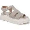 Soul Naturalizer Pippa Platform Sandal In Dark Porcelain Faux Leather
