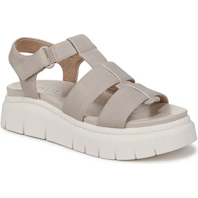Soul Naturalizer Pippa Platform Sandal In Dark Porcelain Faux Leather