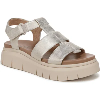 Soul Naturalizer Pippa Platform Sandal In Gold Faux Leather