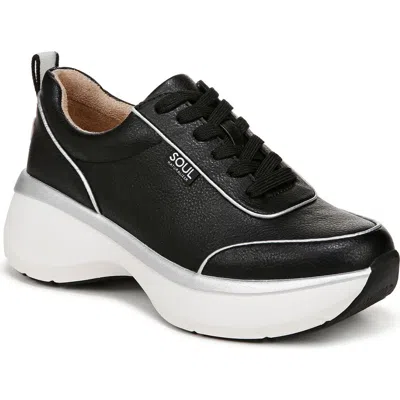 Soul Naturalizer Roquel Sneaker In Black Faux Leather