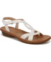 Soul Naturalizer Solo Ankle Strap Sandal In Beige Snake Print Faux Leather