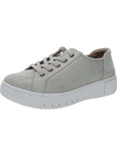 Soul Naturalizer Topaz 2 Womens Faux Leather Lace Up Casual And Fashion Sneakers In Gray