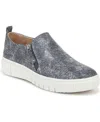 Soul Naturalizer Turner Slip-on Sneakers In Distressed Denim Faux Leather