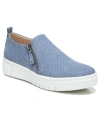 Soul Naturalizer Turner Womens Zipper Slip-on Sneakers In Blue Faux Leather