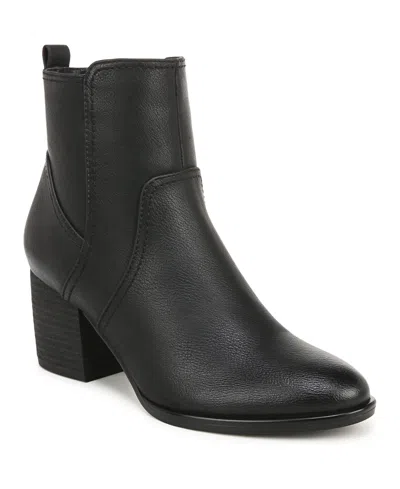 Soul Naturalizer Ultima Mid-heel Booties In Black Faux Leather