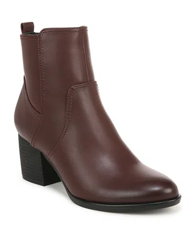 Soul Naturalizer Ultima Mid-heel Booties In Cabernet Sauvignon Faux Leather