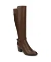 Soul Naturalizer Uptown Womens Faux Leather Wide Calf Knee-high Boots In Dark Brown Faux Leather