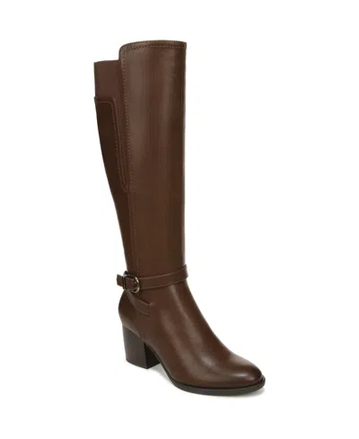 SOUL NATURALIZER UPTOWN EXTRA WIDE CALF KNEE HIGH BLOCK-HEEL BOOTS