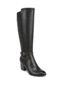 Soul Naturalizer Uptown Womens Faux Leather Tall Knee-high Boots In Black Faux Leather
