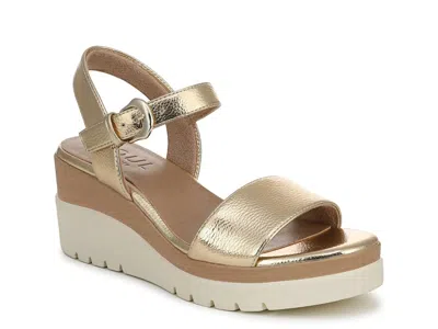 Soul Naturalizer Wide Width Graciela Wedge Sandal In Neutral