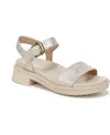 SOUL NATURALIZER WOMEN'S EMMA BLOCK HEEL FOOTBED FLAT SANDALS