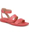 Soul Naturalizer Fiesta Ankle Strap Sandal In Coral Faux Leather