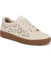 Soul Naturalizer Neela Oxford Sneaker In Light Sand Fabric Embossed Faux Leather