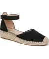 Soul Naturalizer Wren Ankle Strap Espadrille Platform Sandal In Black Canvas