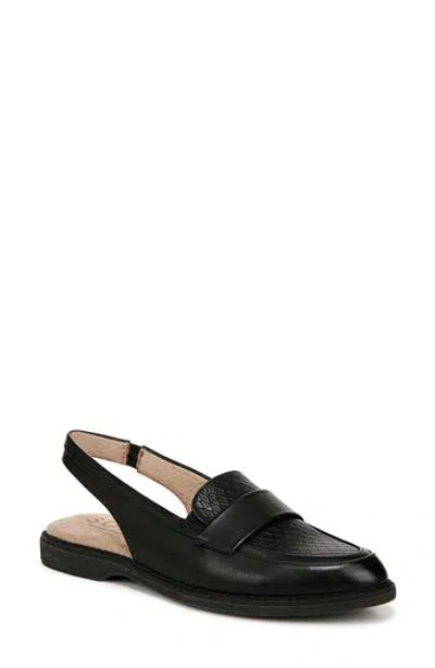 Soul Naturalizer Yeah Slingback Flat In Black Faux Leather