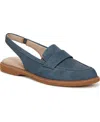 Soul Naturalizer Yeah Womens Faux Leather Penny Loafers In Indigo Faux Leather