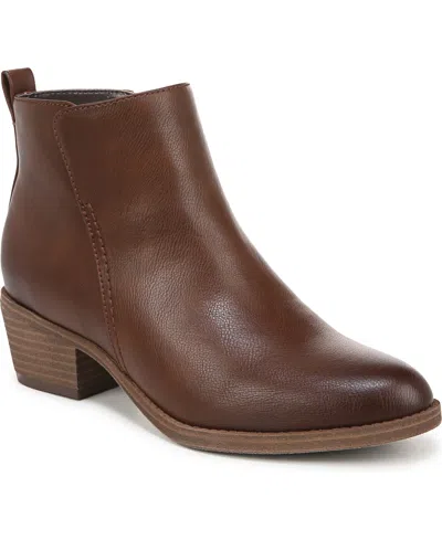 Soul Naturalizer Zaylee Chelsea Block-heel Booties In Cappuccino Brown Faux Leather