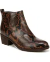 Soul Naturalizer Zaylee Chelsea Block-heel Booties In English Tea Snake Print Faux Leather