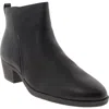 Soul Naturalizer Zaylee Womens Leather Round Toe Booties In Black