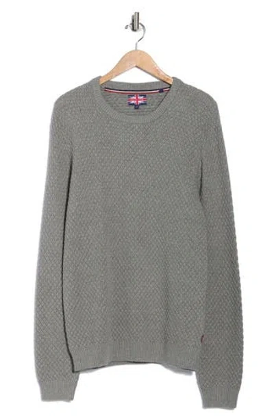 Soul Of London Cotton Crewneck Sweater In Gray