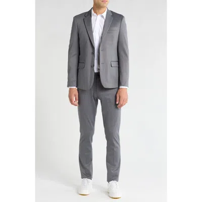 Soul Of London Fancy Two Button Slim Fit Suit In Grey/gris