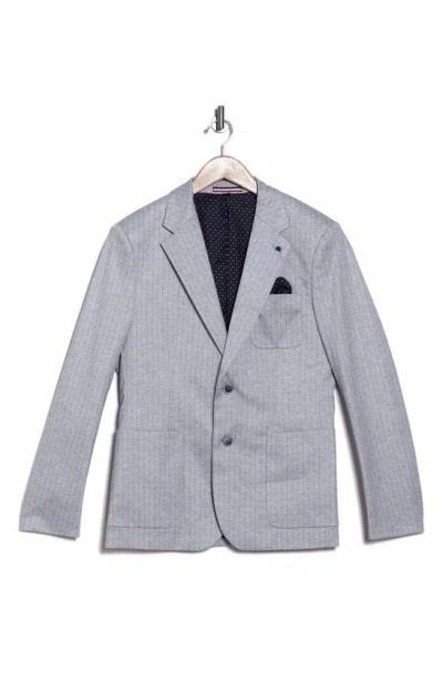 Soul Of London Jersey Blazer In Grey