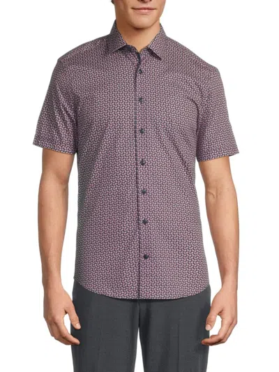 Soul Of London Men's Printed Shirt In Multi
