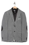 Soul Of London Peak Lapel Sport Coat With Removable Dickey In Gray