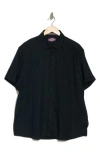 Soul Of London Short Sleeve Sport Shirt In Navy/marine
