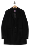 Soul Of London Solid Coat In Black