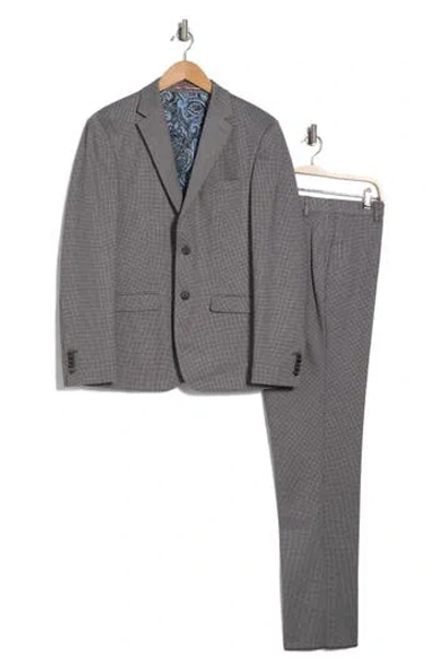Soul Of London Tone On Two Jersey Suit In Black/noir