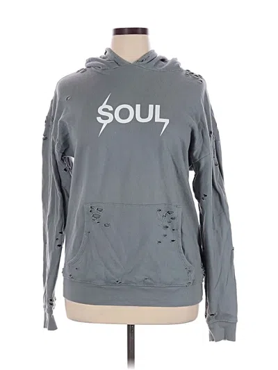 Pre-owned Soul Pullover Hoodie In Gray
