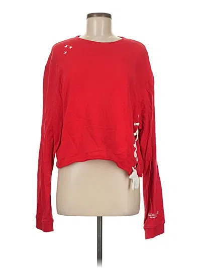 Pre-owned Soul Pullover Sweater In Red