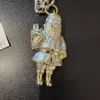 Soul Revival Jewelry Vintage Santa Necklace In Multi In Multi