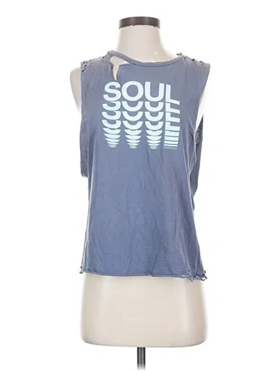 Pre-owned Soul Sleeveless T-shirt In Blue