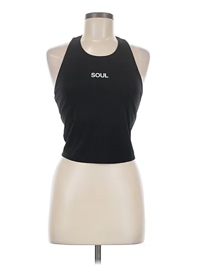 Pre-owned Soul Tank Top Black Halter Neckline Tops