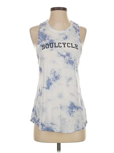 Pre-owned Soul Tank Top Blue Halter Neckline Tops