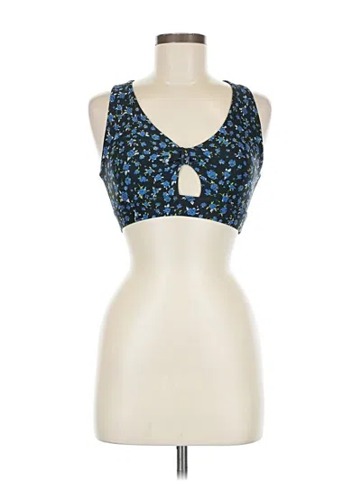 Pre-owned Soul Tank Top Blue Keyhole Neckline Tops