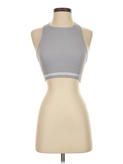 Pre-owned Soul Tank Top Gray Halter Neckline Tops