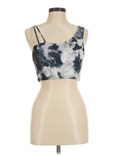 Pre-owned Soul Tank Top Silver Strapless Neckline Tops