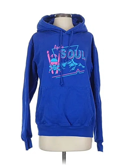 Pre-owned Soul Zip Up Hoodie In Blue
