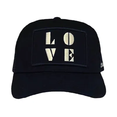 Soulbyrd Unisex Love Trucker Hat In Black