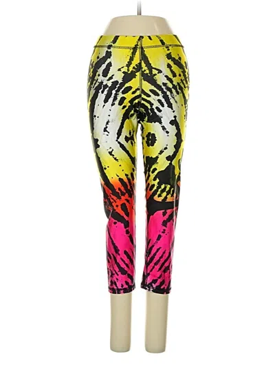 Pre-owned Soulcycle Active Pants In Yellow
