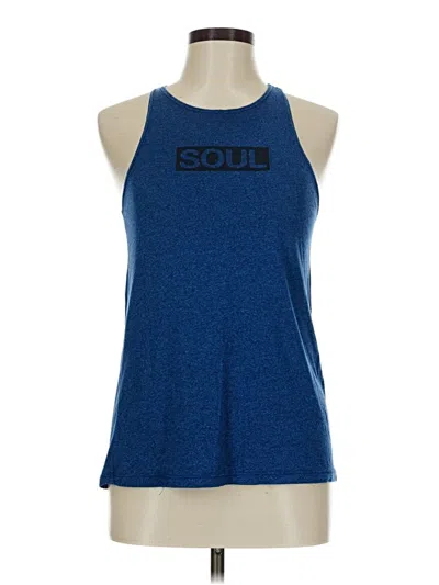 Pre-owned Soulcycle Active Tank Top In Blue
