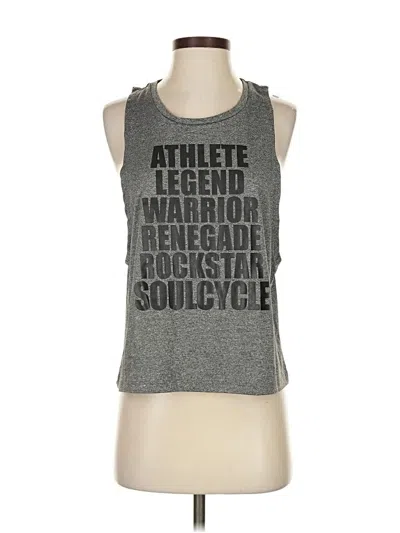 Pre-owned Soulcycle Active Tank Top In Gray