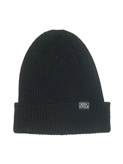 Pre-owned Soulcycle Beanie Hat In Black