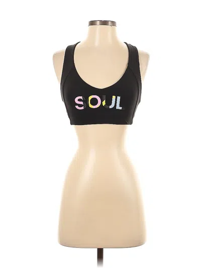 Pre-owned Soulcycle By Lululemon Sports Bra In Black